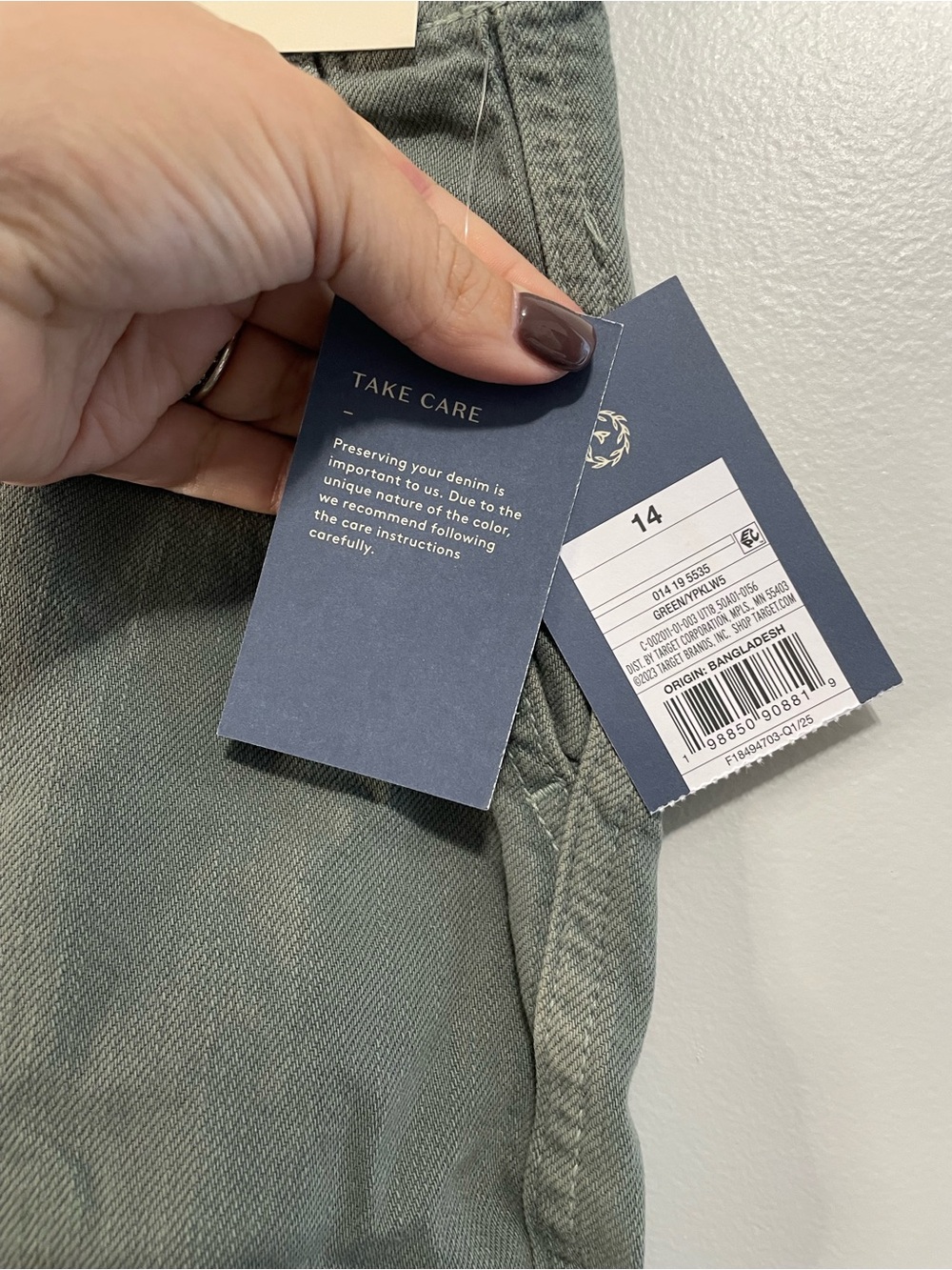 Universal Thread Olive Utility Cotton Shorts - Picture 4 of 4